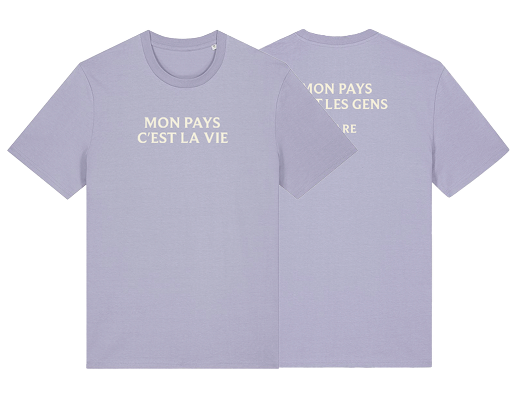 T-Shirt Ycare « Mon pays c’est la vie »