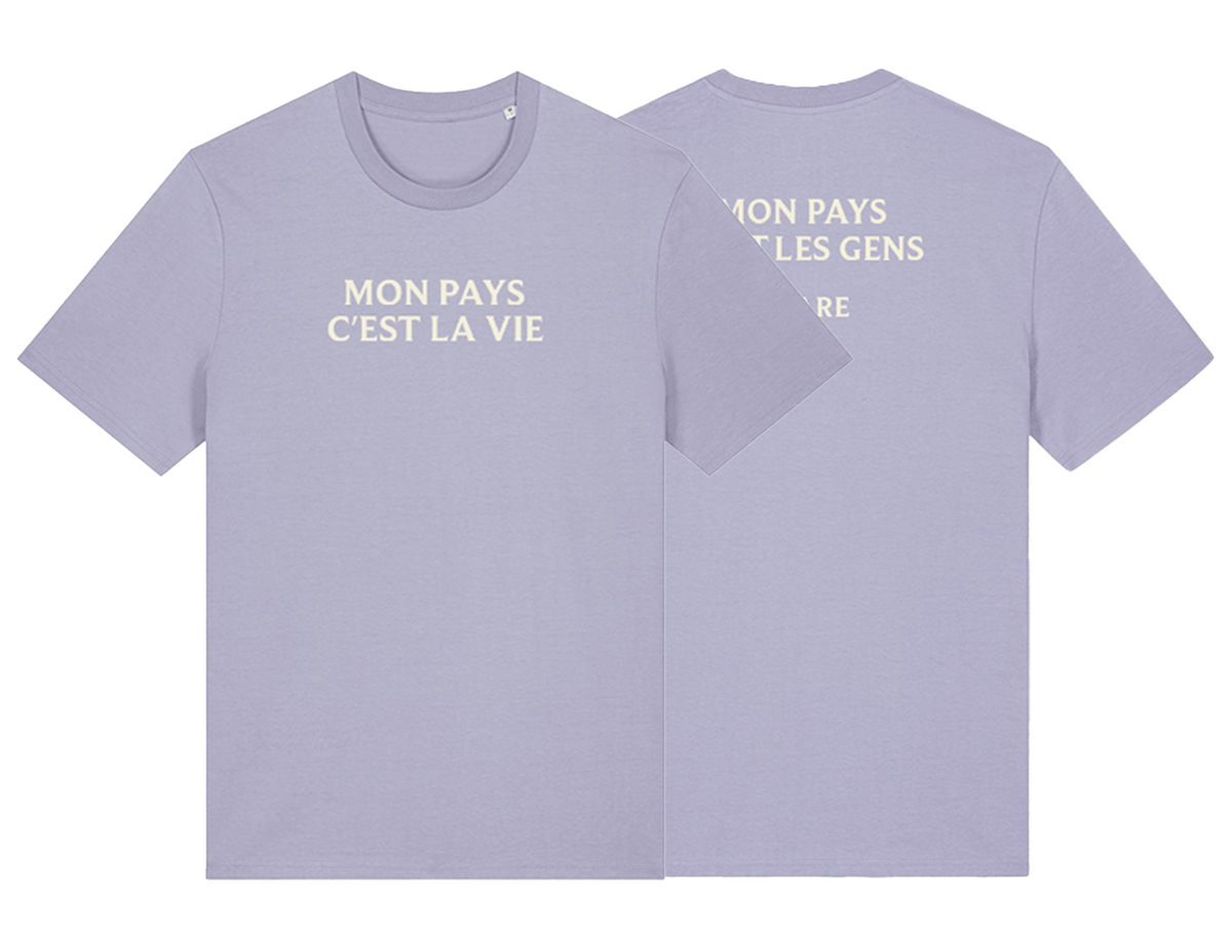 T-Shirt Ycare « Mon pays c’est la vie »