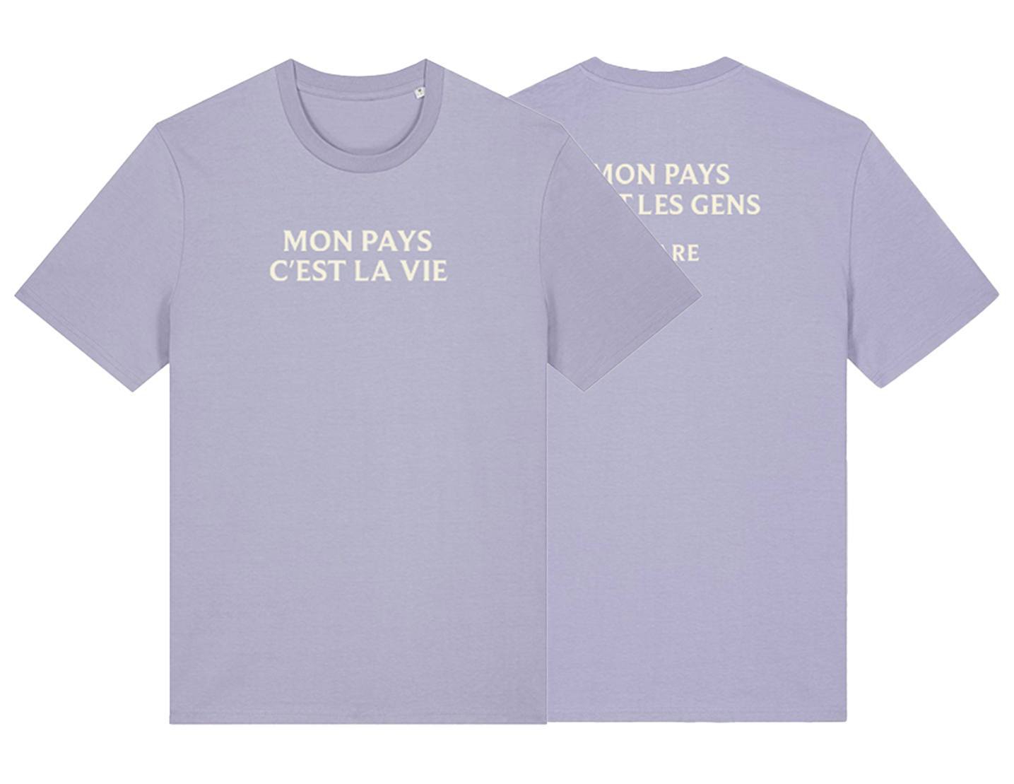 T-Shirt Ycare « Mon pays c’est la vie »