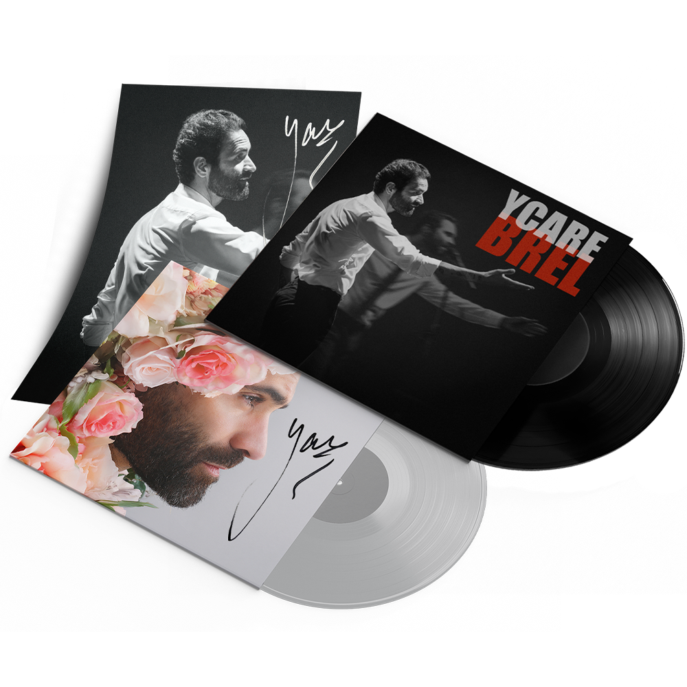 Pack Vinyle « Brel » avec poster dédicacé + Vinyle « Ycare » dédicacé