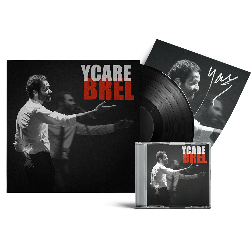 Pack CD « Brel » + Vinyle « Brel » avec poster dédicacé